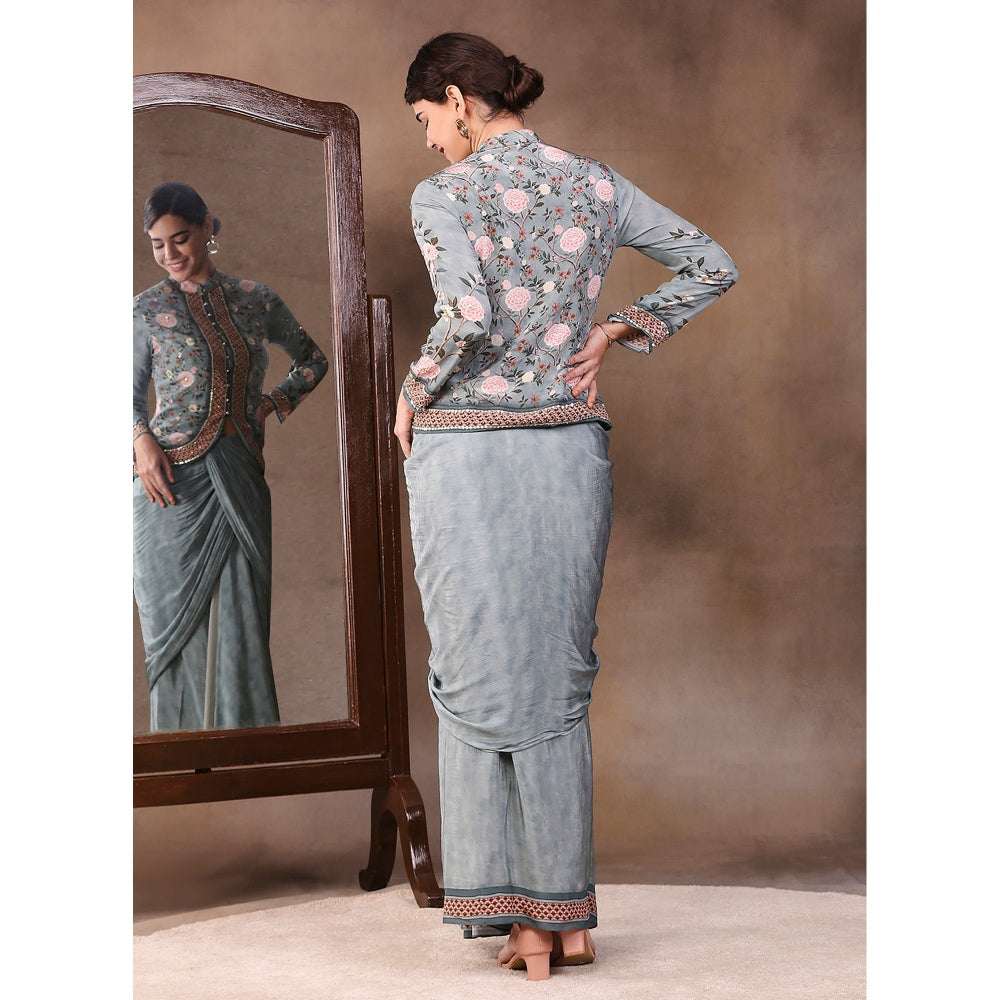 Soup by Sougat Paul Printed Drape Skirt (Set of 2)