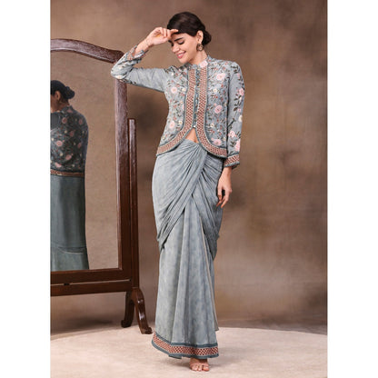 Soup by Sougat Paul Printed Drape Skirt (Set of 2)