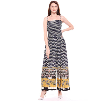 Soup by Sougat Paul Multi-Color Printed Jumpsuit With Jacket (Set of 2)