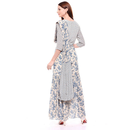 Soup by Sougat Paul Multi-Color Floral Dress - Customisable (Set of 2)