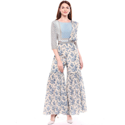 Soup by Sougat Paul Multi-Color Floral Dress - Customisable (Set of 2)
