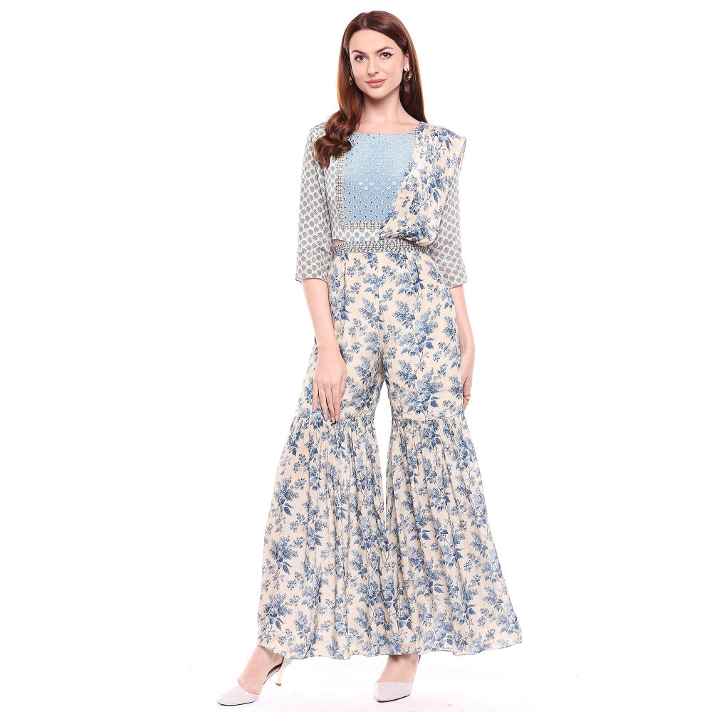 Soup by Sougat Paul Multi-Color Floral Dress - Customisable (Set of 2)