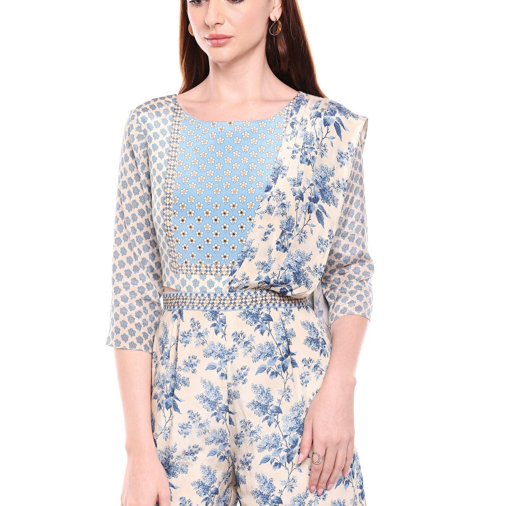 Soup by Sougat Paul Multi-Color Floral Dress - Customisable (Set of 2)