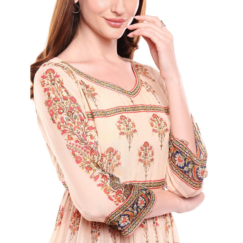 Soup by Sougat Paul Peach Kurta With Palazzo - Customisable (Set of 2)