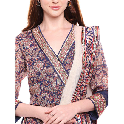 Soup by Sougat Paul Multi-Color Kurta With Palazzo & Dupatta (Set of 3)