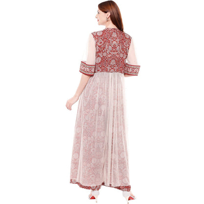 Soup by Sougat Paul Red Jacket Jumpsuit - Customisable (Set of 2)