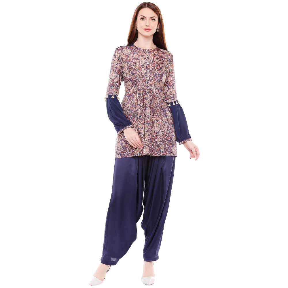 Soup by Sougat Paul Multi-Color Kurta With Salwar (Set of 2)