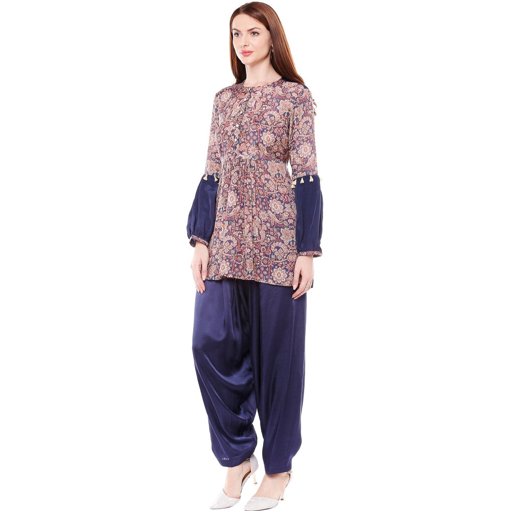Soup by Sougat Paul Multi-Color Kurta With Salwar (Set of 2)