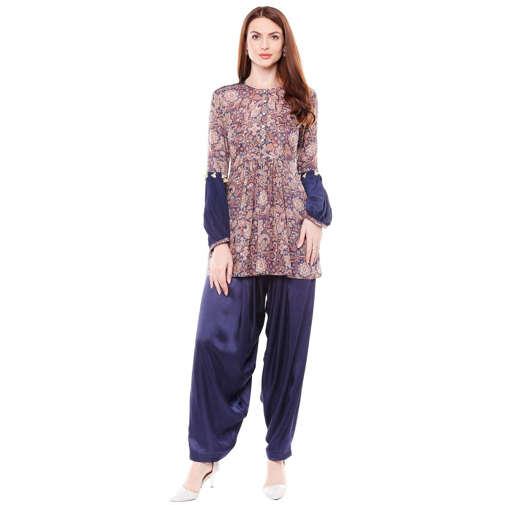 Soup by Sougat Paul Multi-Color Kurta With Salwar (Set of 2)