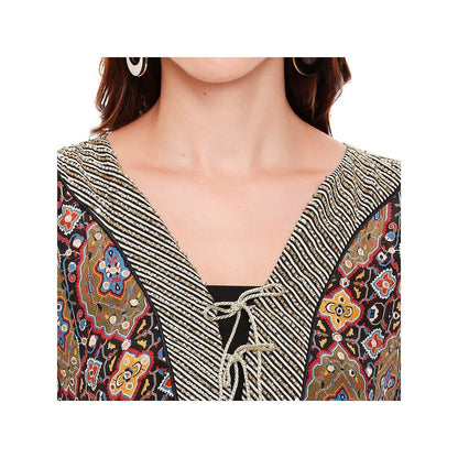 Soup by Sougat Paul Black Printed Palazzo With Top (Set of 2)