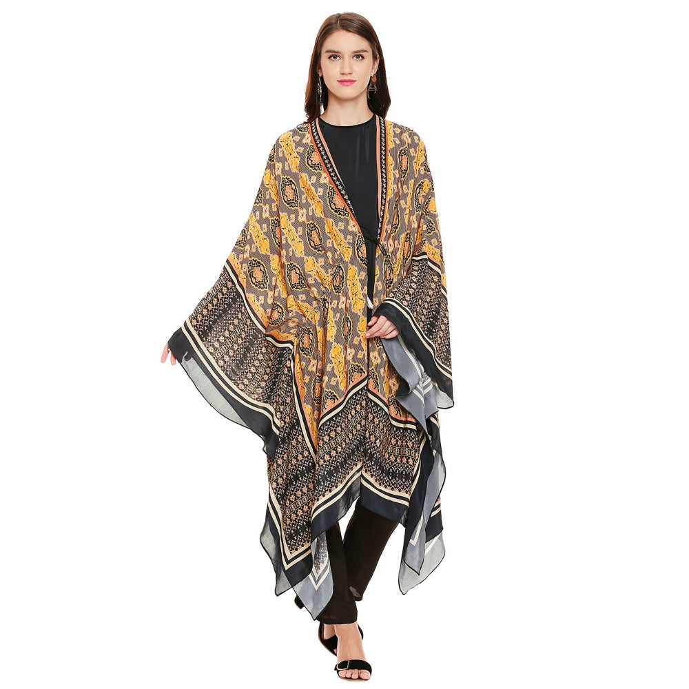 Soup by Sougat Paul Navy Blue Printed Palazzo With Top (Set of 2)