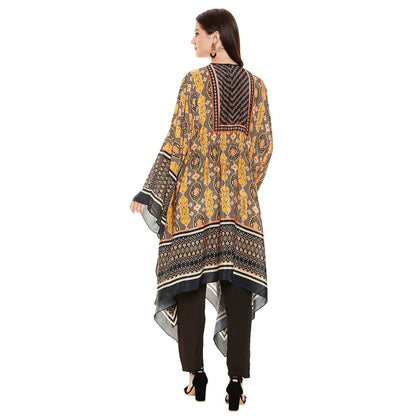 Soup by Sougat Paul Navy Blue Printed Palazzo With Top (Set of 2)