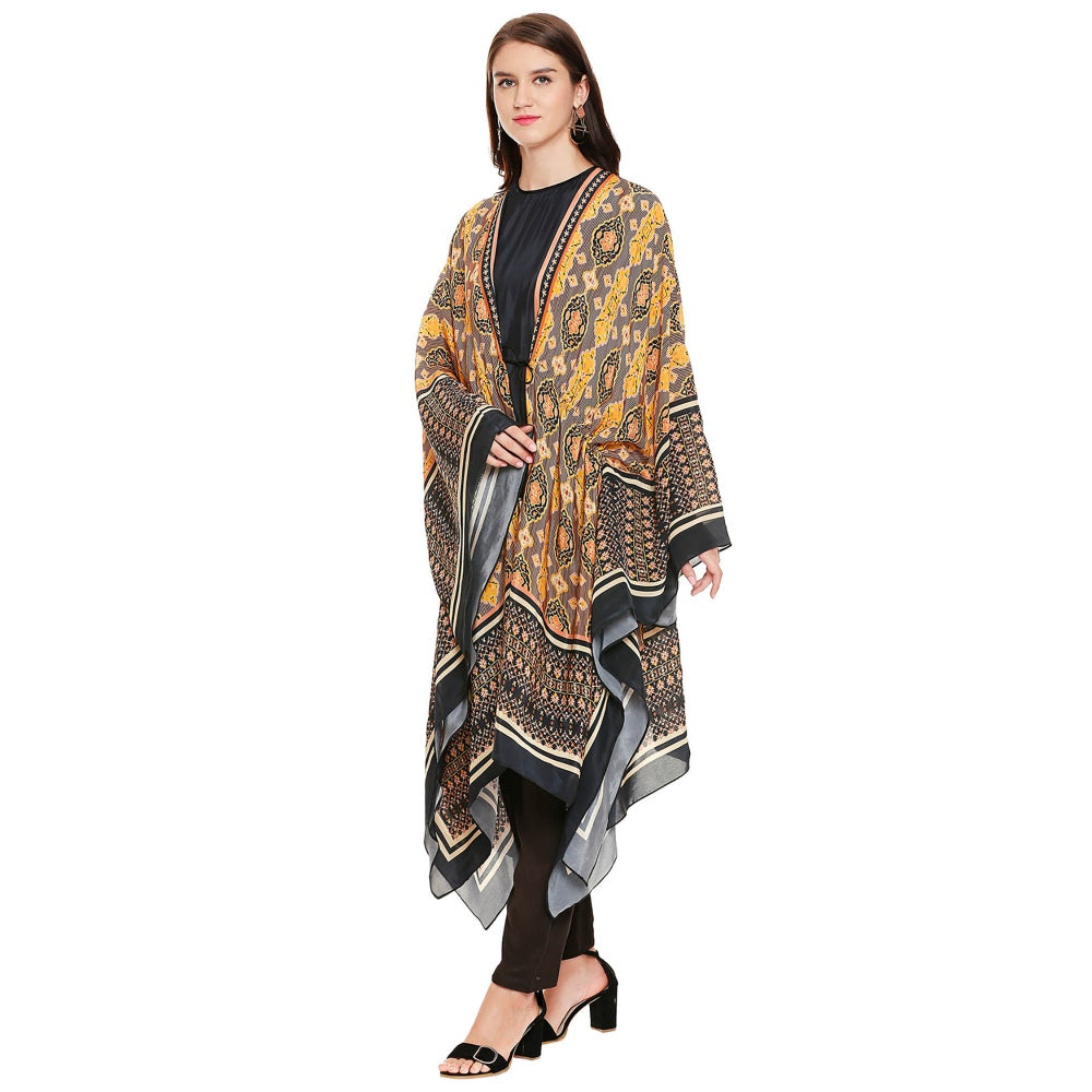 Soup by Sougat Paul Navy Blue Printed Palazzo With Top (Set of 2)