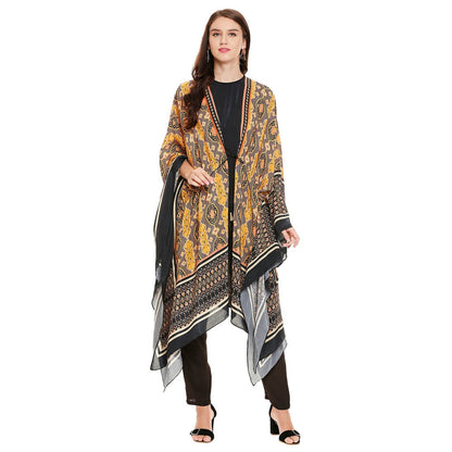 Soup by Sougat Paul Navy Blue Printed Palazzo With Top (Set of 2)