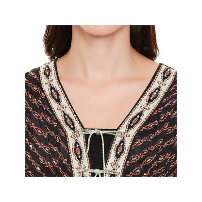 Soup by Sougat Paul Black Printed Jumpsuit