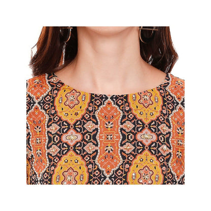 Soup by Sougat Paul Black Printed Skirt With Top (Set of 2)