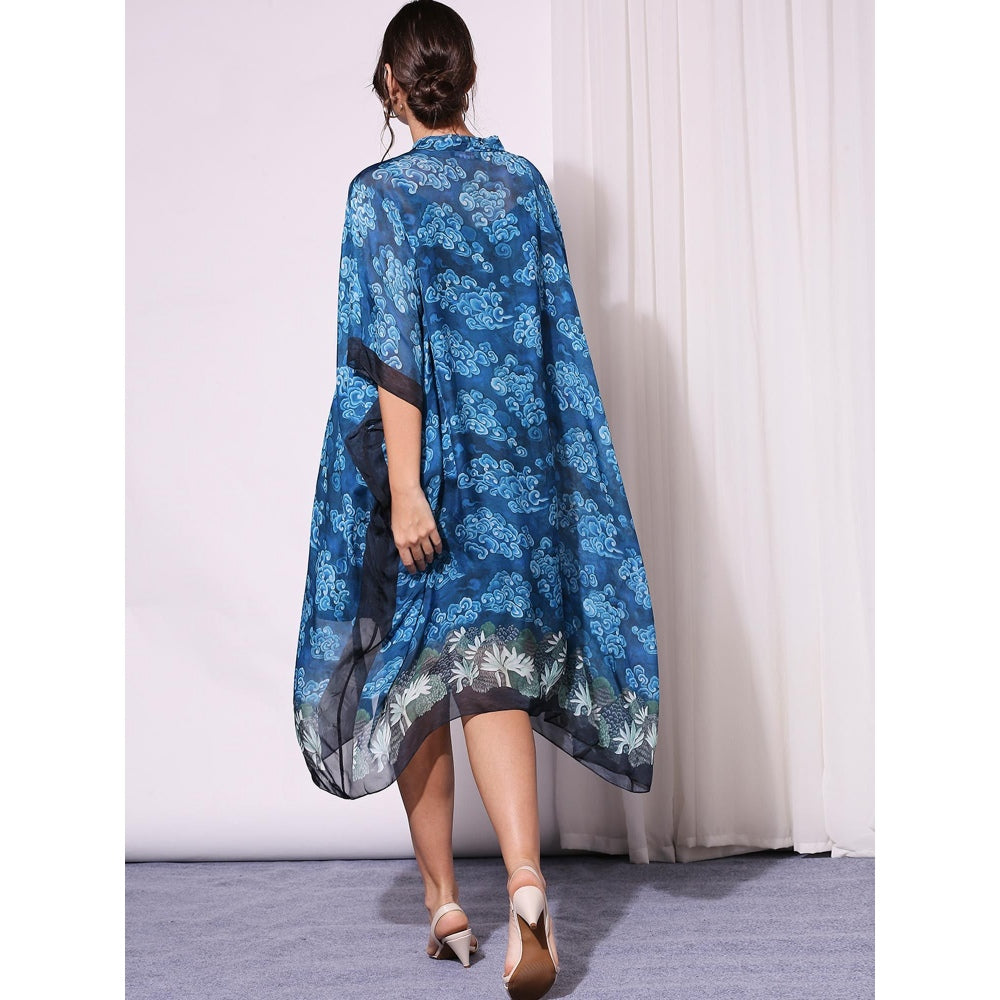 Soup By Sougat Paul Blue Kaftan