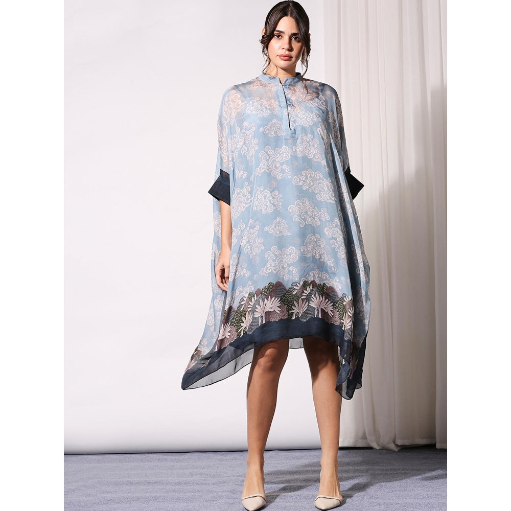 Soup By Sougat Paul Blue Kaftan