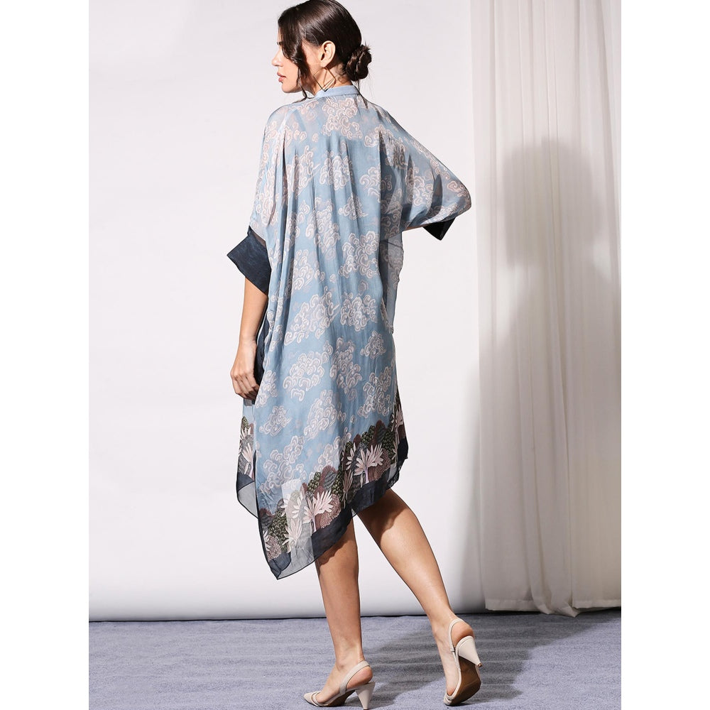 Soup By Sougat Paul Blue Kaftan