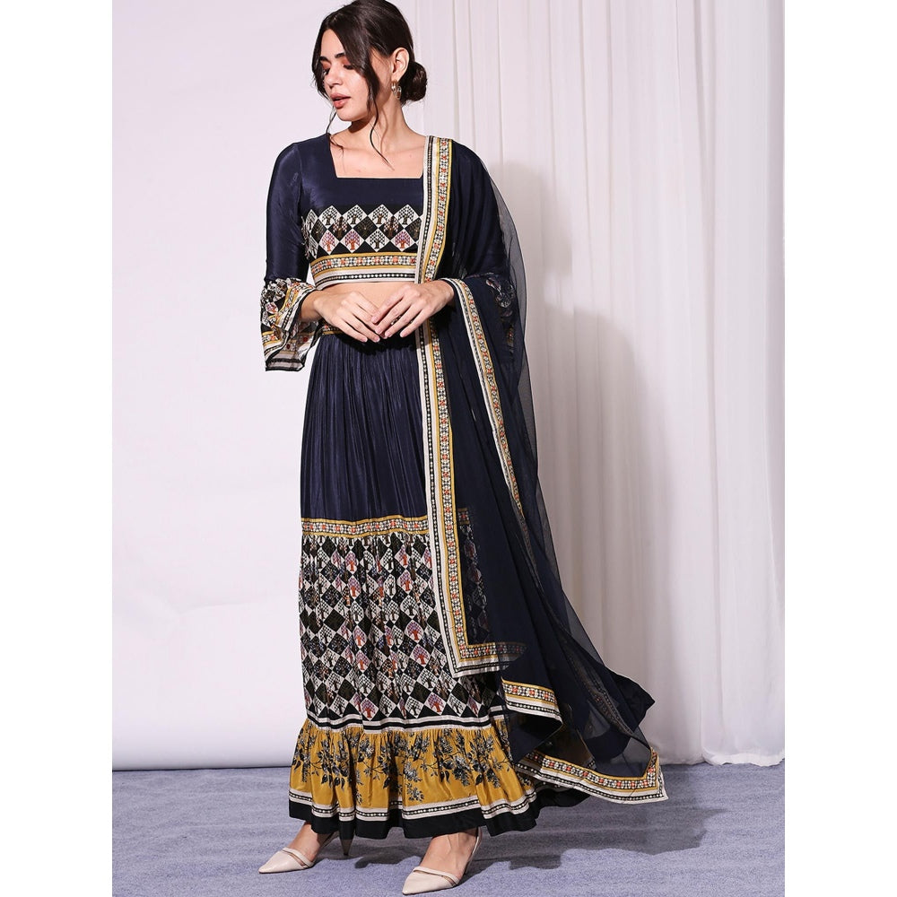 Soup By Sougat Paul Multi Colour Skirt - Set of 3