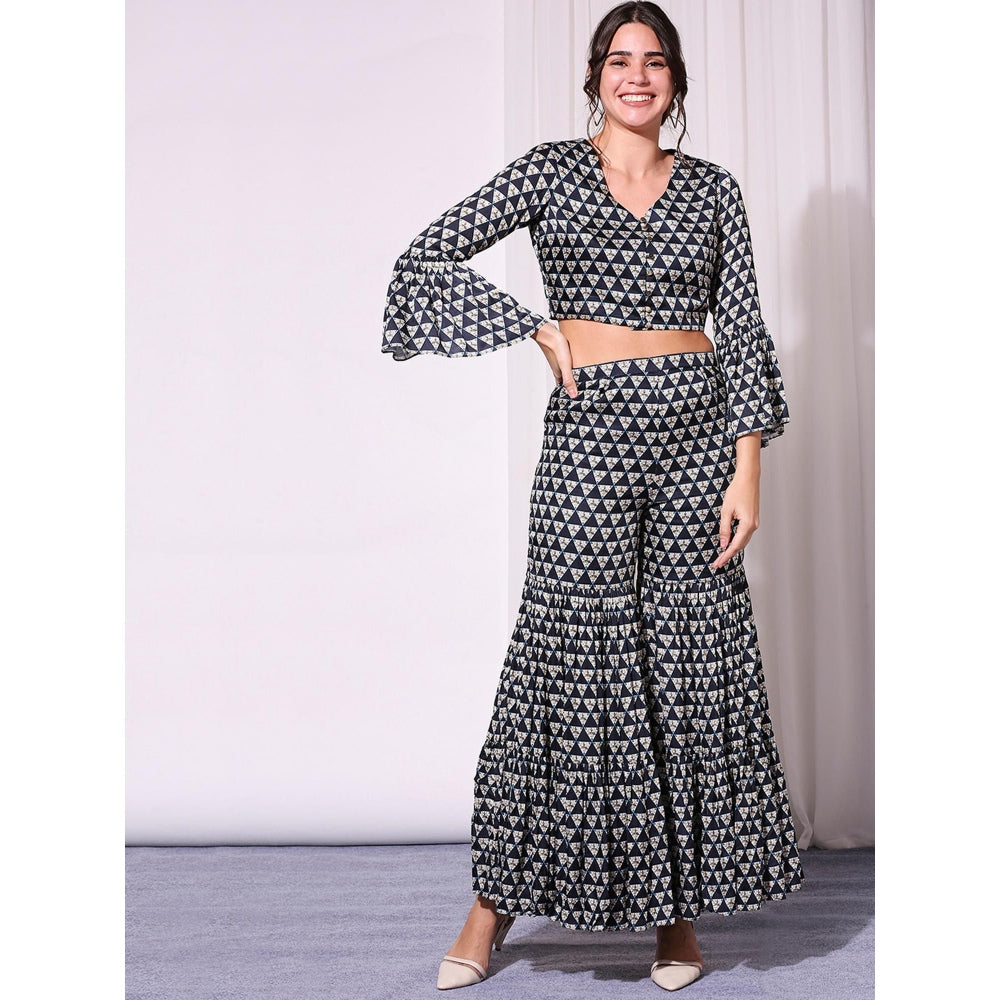 Soup By Sougat Paul Multi Colour Sharara - Set of 3