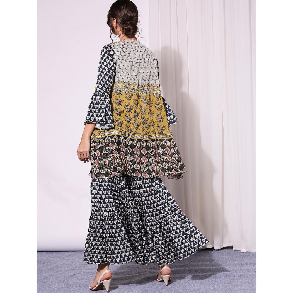 Soup By Sougat Paul Multi Colour Sharara - Set of 3