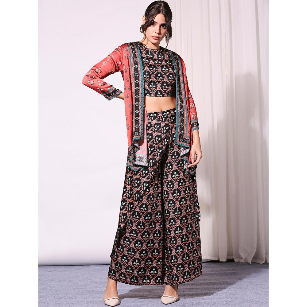 Soup By Sougat Paul Multi Colour Pant Set - Set of 3