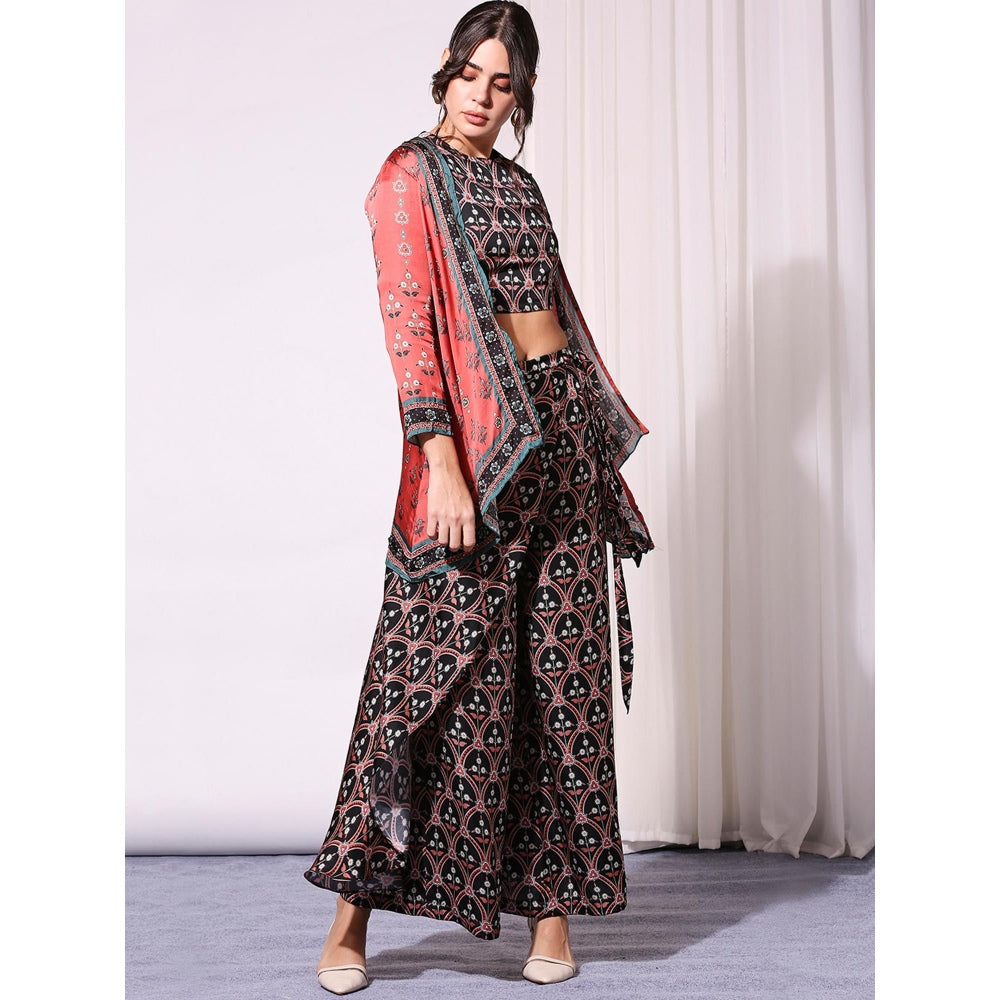 Soup By Sougat Paul Multi Colour Pant Set - Set of 3