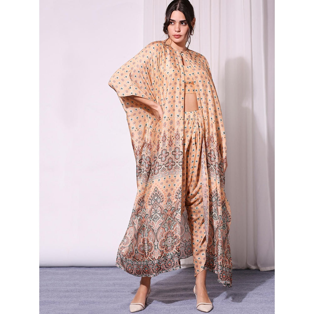 Soup By Sougat Paul Peach Dhoti - Set of 3