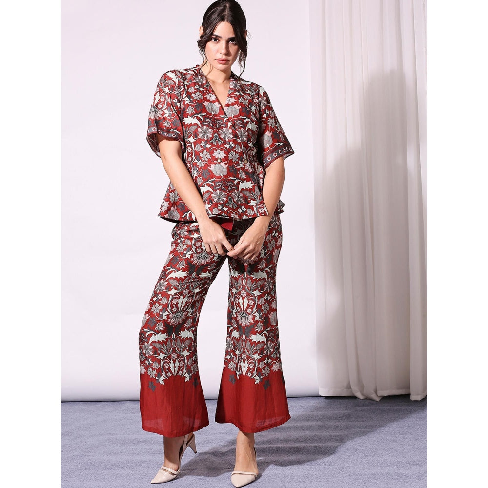 Soup By Sougat Paul Multi Colour Pant Set - Set of 2