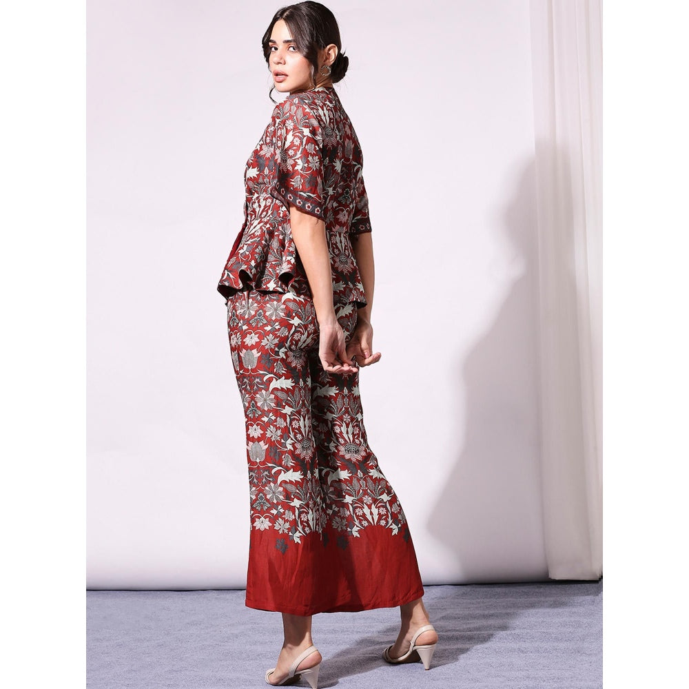 Soup By Sougat Paul Multi Colour Pant Set - Set of 2