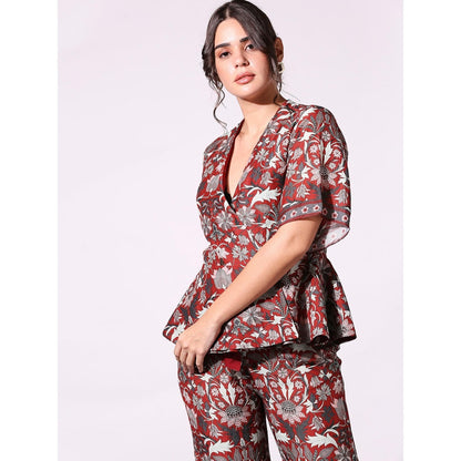 Soup By Sougat Paul Multi Colour Pant Set - Set of 2