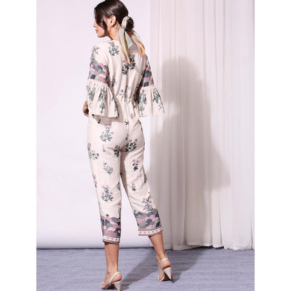 Soup By Sougat Paul Off White Jumpsuit