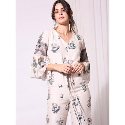 Soup By Sougat Paul Off White Jumpsuit