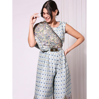 Soup By Sougat Paul Blue Jumpsuit