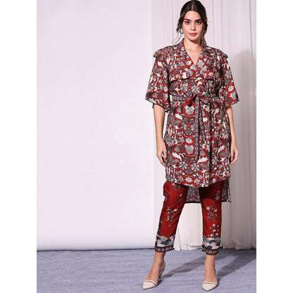 Soup By Sougat Paul Multi Colour Pant Set - Set of 2