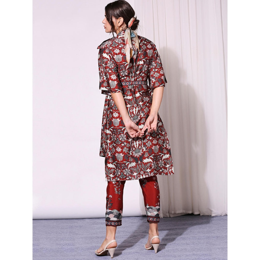 Soup By Sougat Paul Multi Colour Pant Set - Set of 2