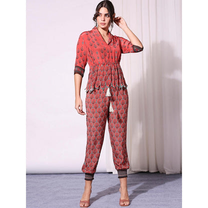 Soup By Sougat Paul Coral Pant Set - Set of 2