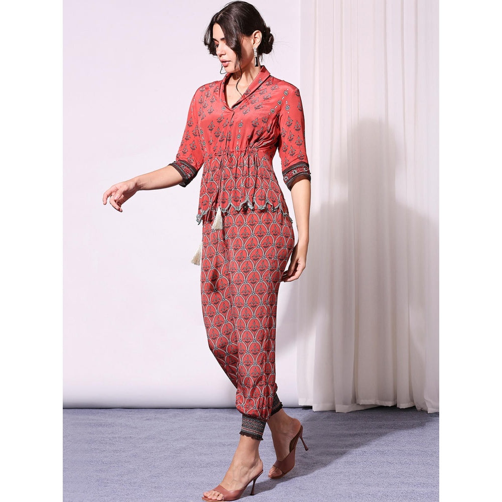 Soup By Sougat Paul Coral Pant Set - Set of 2