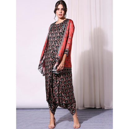 Soup By Sougat Paul Multi Colour Jumpsuit (Set of 2)