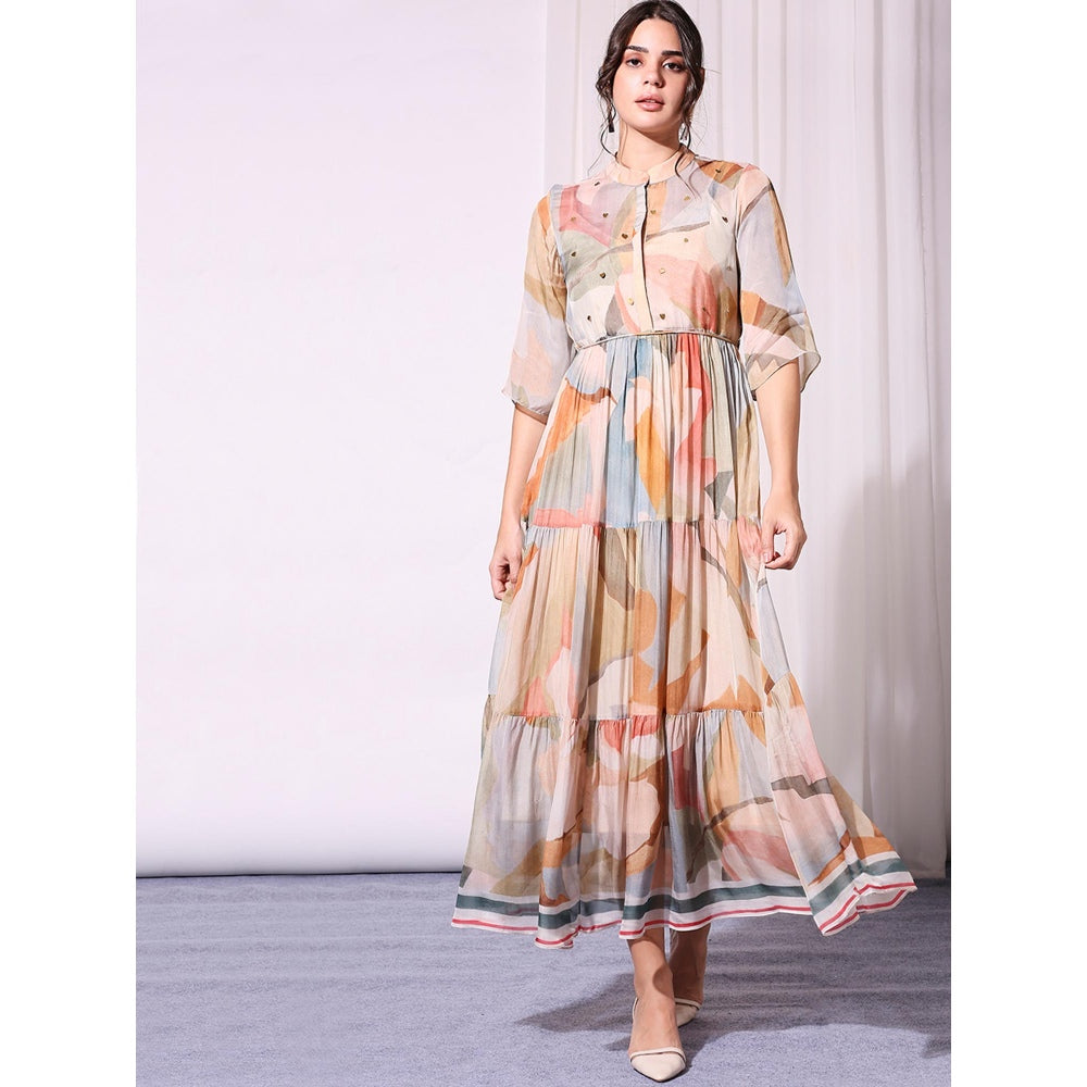 Soup By Sougat Paul Multi Colour Dress (Set of 2)