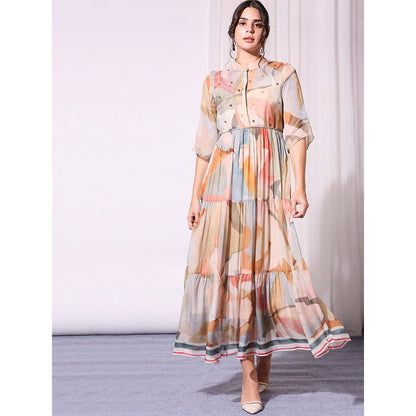 Soup By Sougat Paul Multi Colour Dress (Set of 2)