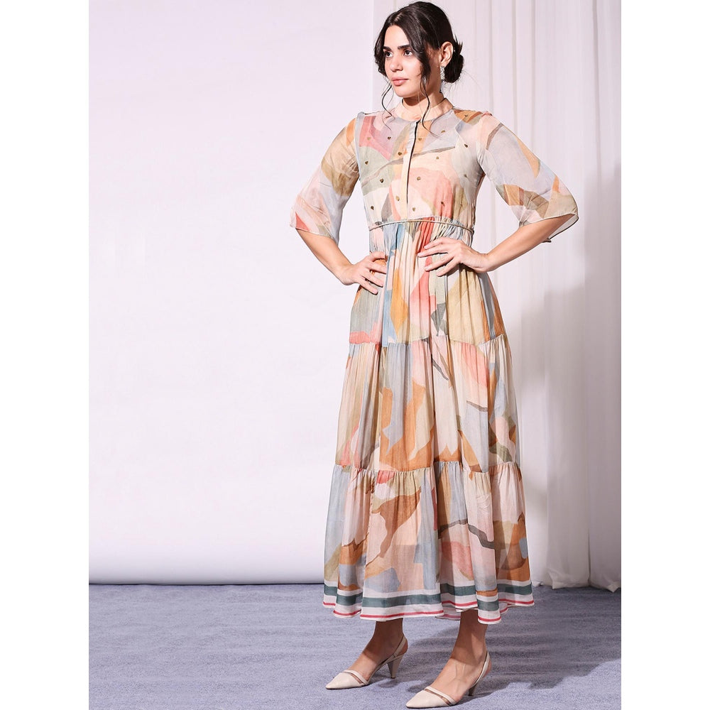 Soup By Sougat Paul Multi Colour Dress (Set of 2)