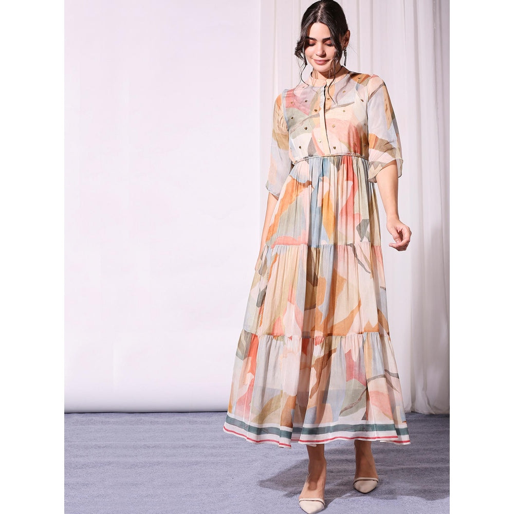 Soup By Sougat Paul Multi Colour Dress (Set of 2)