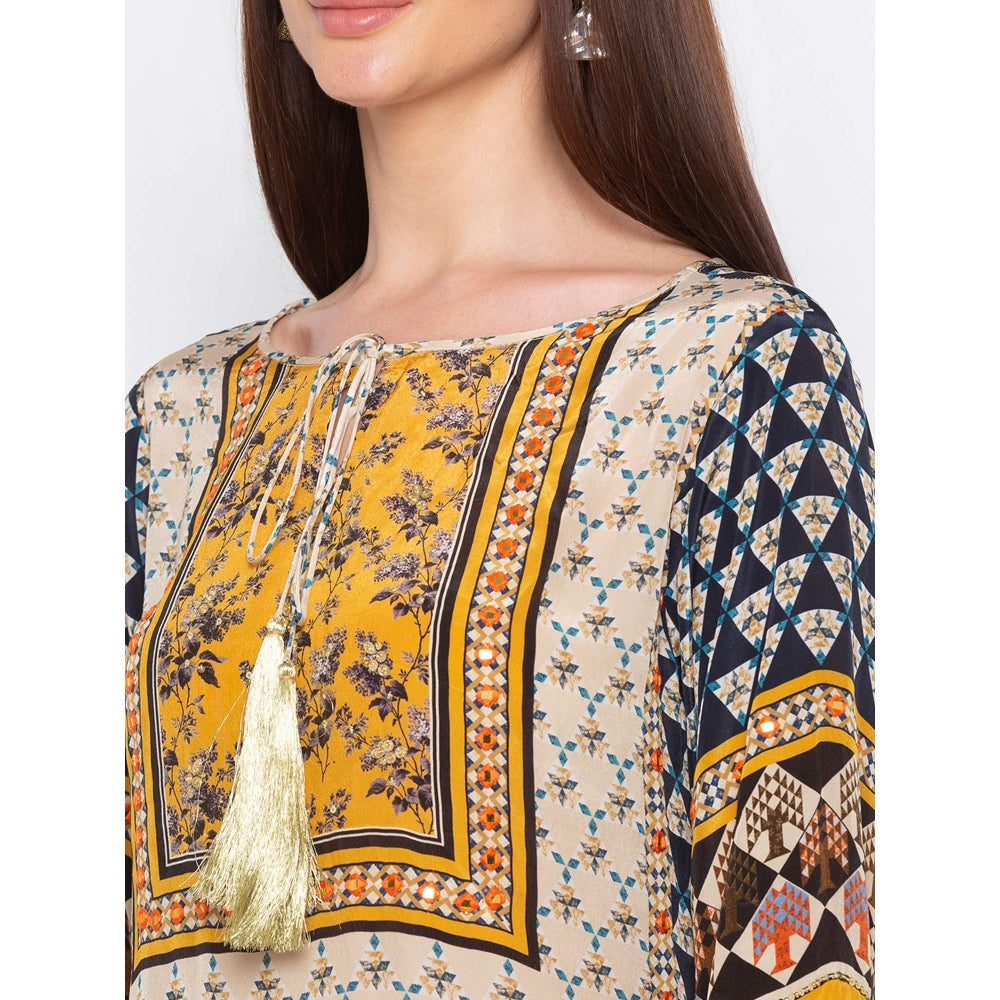 Soup by Sougat Paul Multicolor Printed Kurta With Dhoti Pants - Customisable (Set of 2)