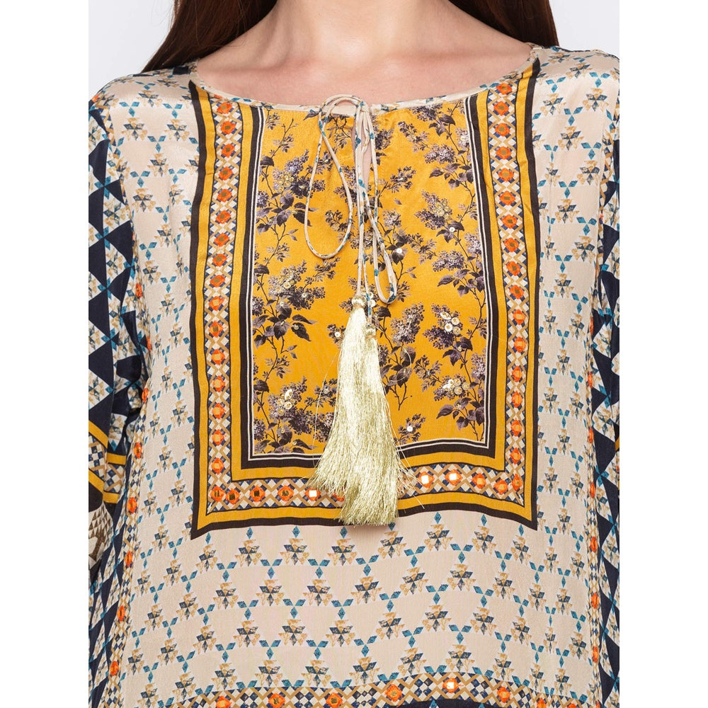 Soup by Sougat Paul Multicolor Printed Kurta With Dhoti Pants - Customisable (Set of 2)