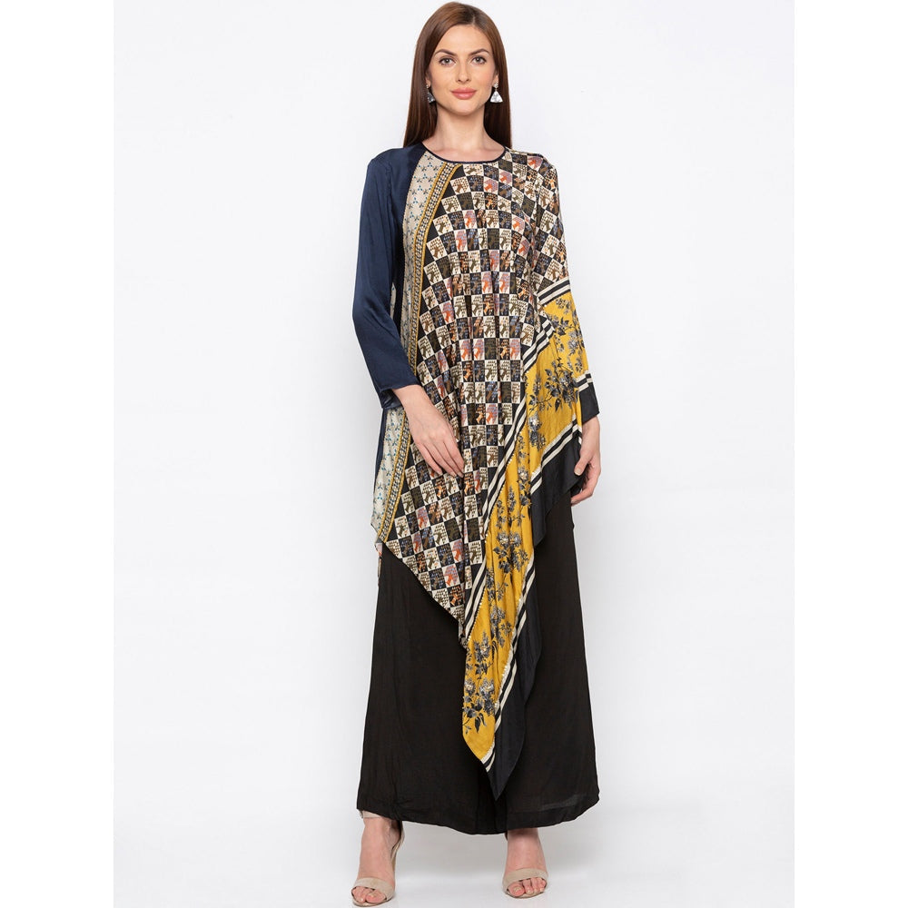 Soup by Sougat Paul Multicolor Printed Tunic With Palazzo (Set of 2)
