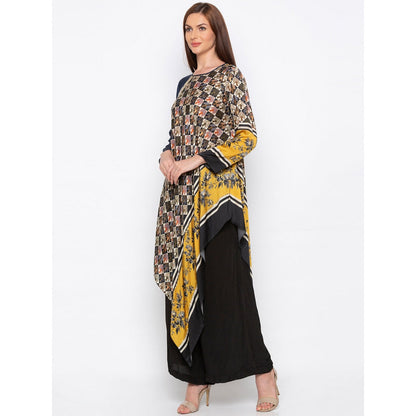 Soup by Sougat Paul Multicolor Printed Tunic With Palazzo (Set of 2)