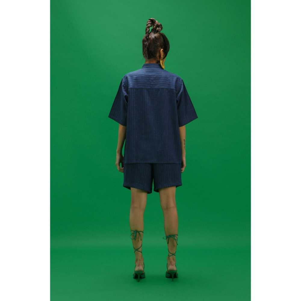 SPACE Chrome Co Ord Set Insignia Blue (Set of 2)