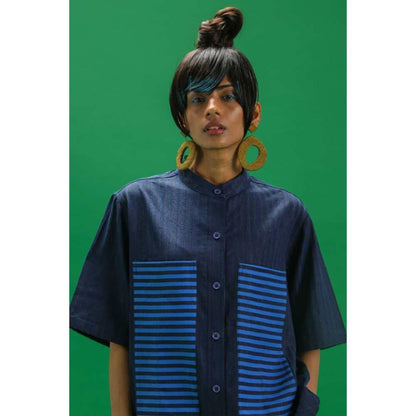 SPACE Chrome Co Ord Set Insignia Blue (Set of 2)